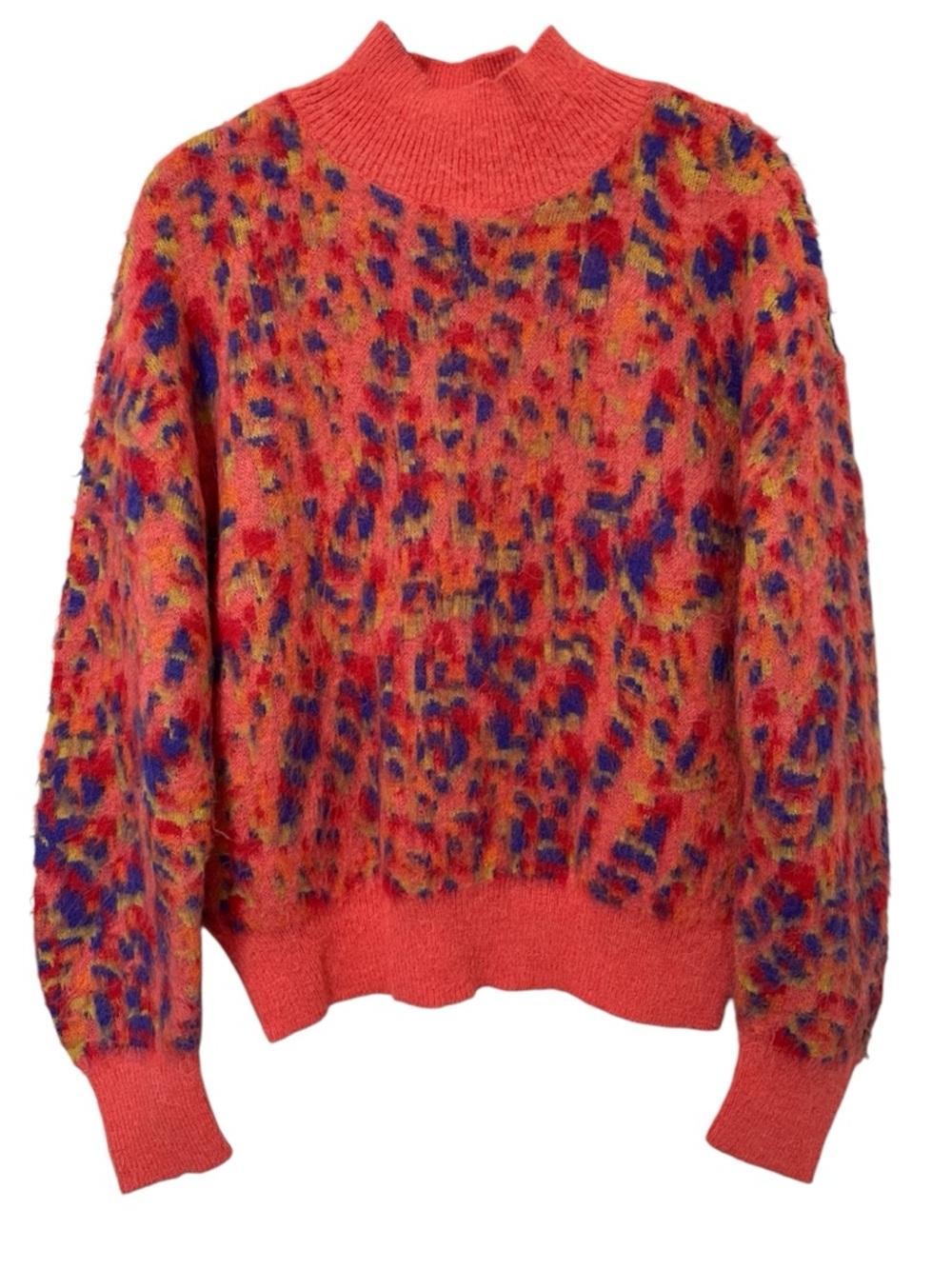 Anthropologie Maeve Holly Knit Mock Neck Sweater M - Picture 2 of 7